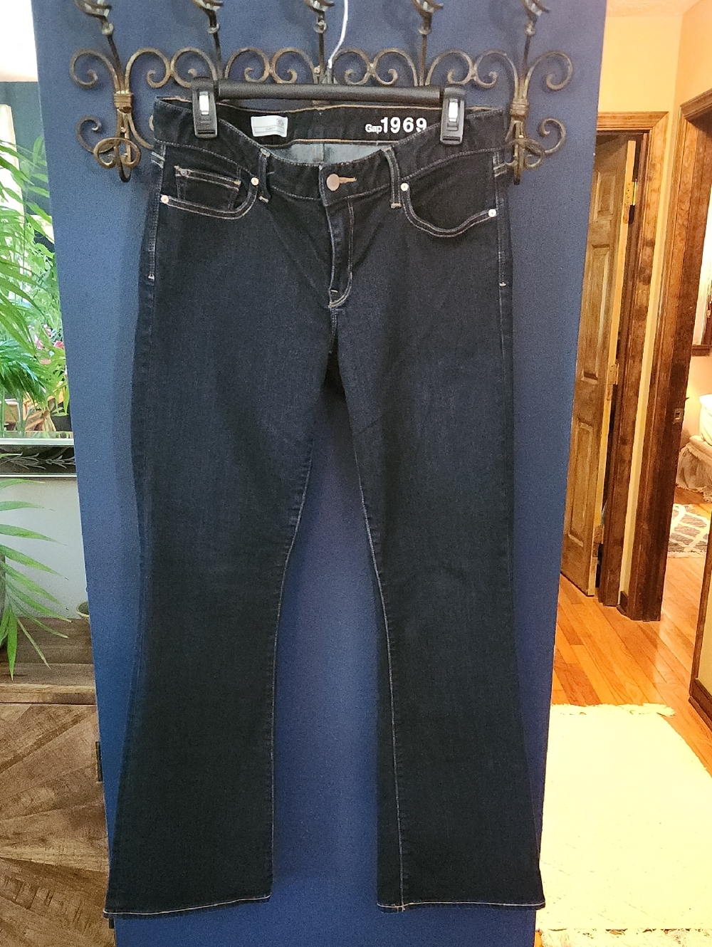 GAP 1969 Women's Dark Indigo Flare Jeans